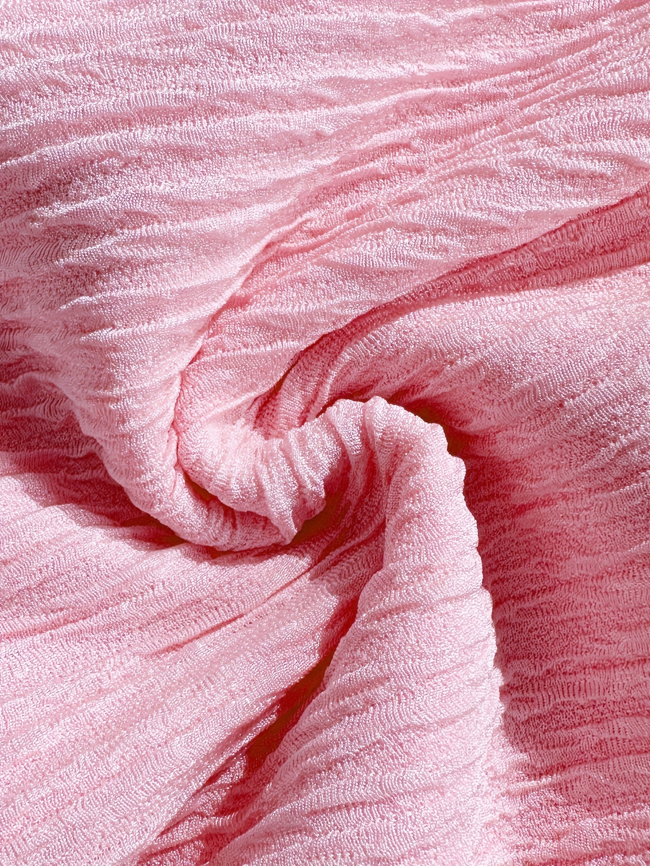Textura do tecido biquíni rosa em malha com poliéster e elastano moda praia